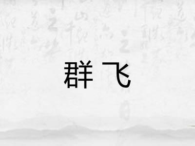 群飞