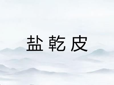 盐乾皮