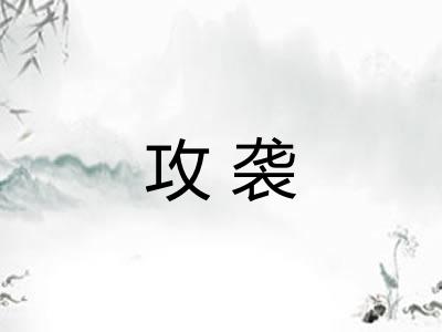 攻袭