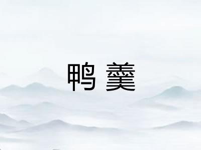 鸭羹
