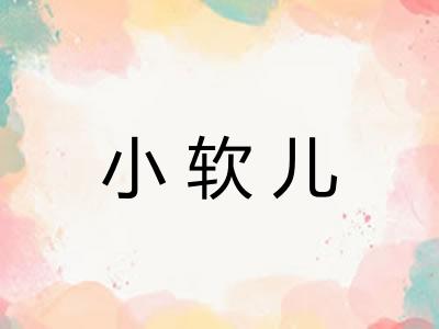小软儿
