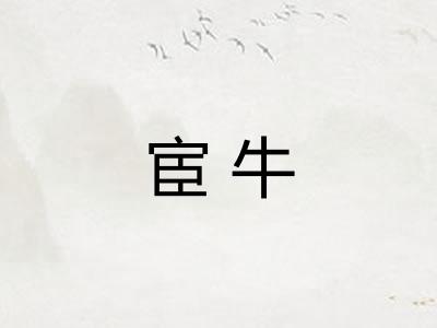 宦牛