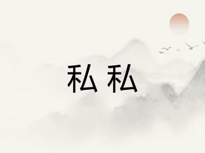 私私