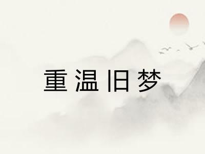 重温旧梦