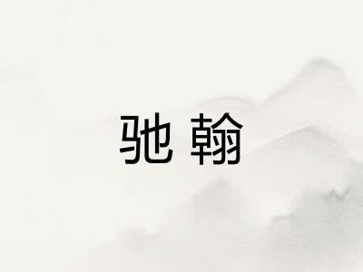 驰翰