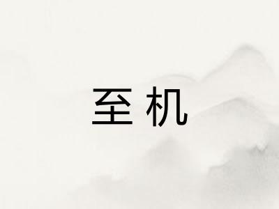 至机