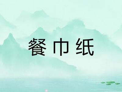 餐巾纸