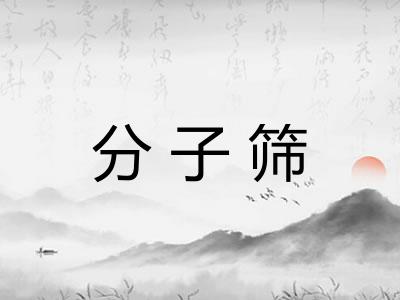 分子筛