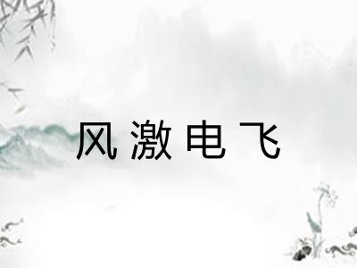 风激电飞