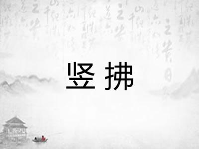 竖拂