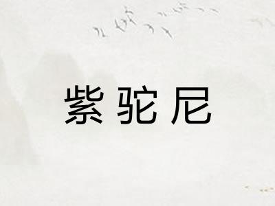 紫驼尼