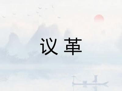 议革