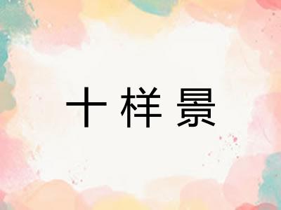 十样景