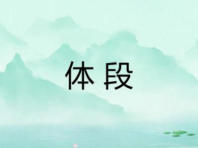 体段