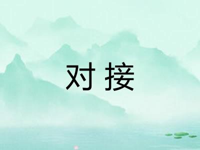 对接
