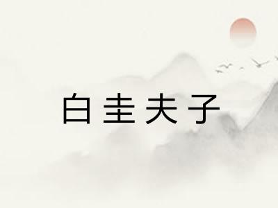 白圭夫子