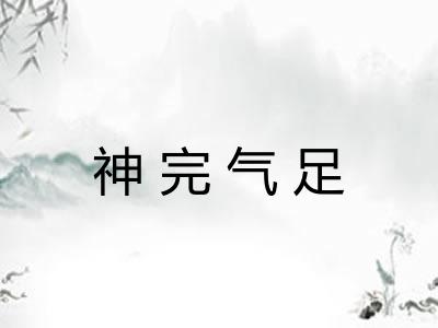 神完气足