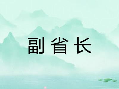 副省长