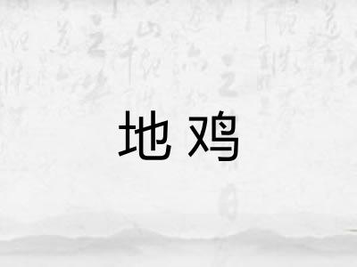 地鸡