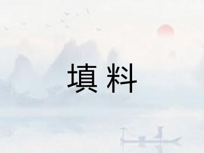 填料