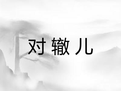 对辙儿