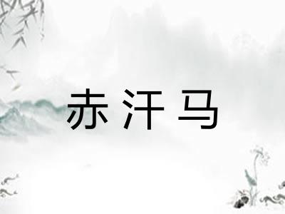 赤汗马