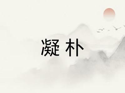 凝朴