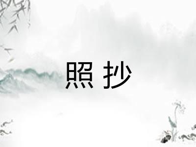 照抄
