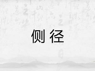 侧径