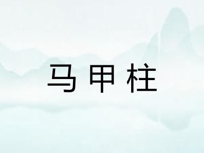 马甲柱
