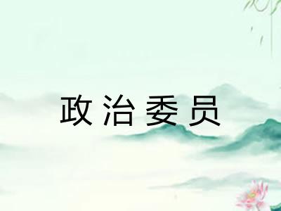 政治委员