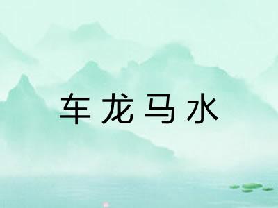 车龙马水