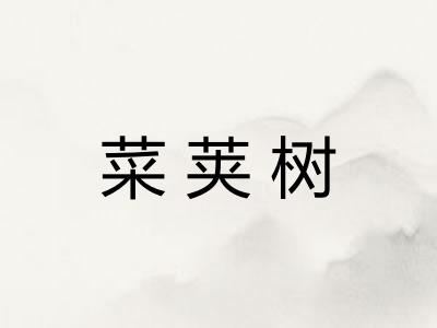 菜荚树