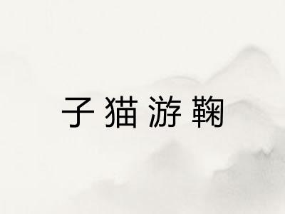 子猫游鞠
