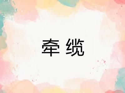 牵缆