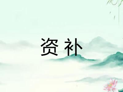 资补