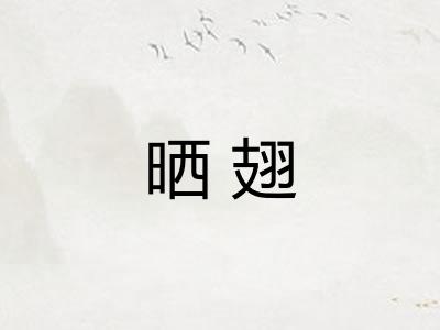 晒翅