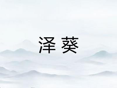 泽葵