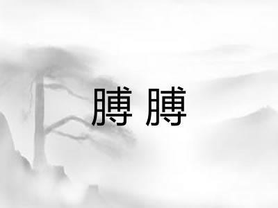 膊膊