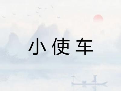小使车