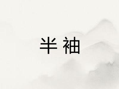 半袖