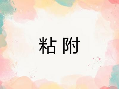 粘附