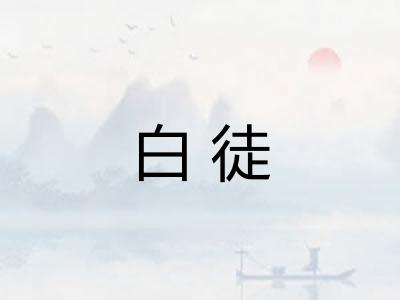 白徒 白徒