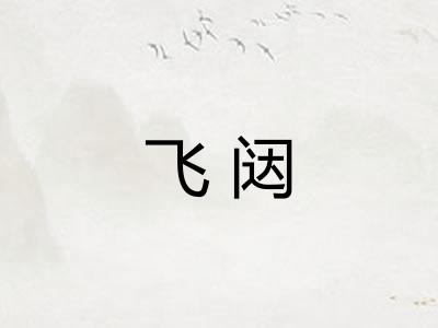 飞闼