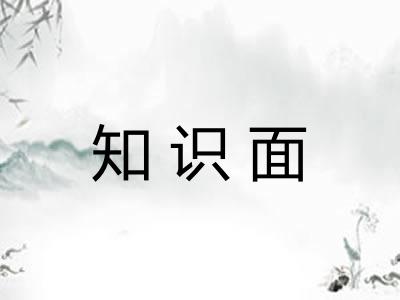 知识面