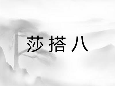 莎搭八