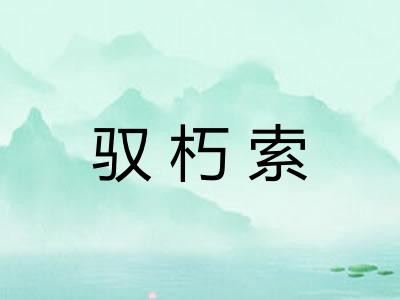 驭朽索