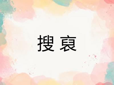 搜裒