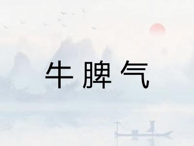 牛脾气