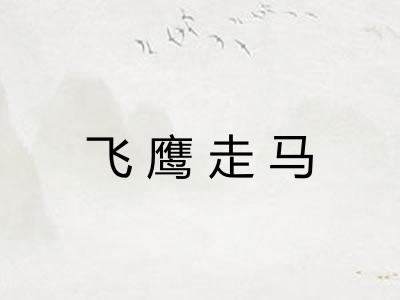 飞鹰走马
